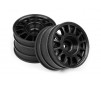 Wr8 Rally Off-Road Wheel Black (48X33Mm/2Pcs)