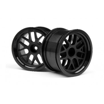 BBS Spoke Wheel 48X31mm Black (9mm Offset/2pcs)