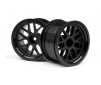 BBS Spoke Wheel 48X31mm Black (9mm Offset/2pcs)