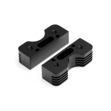 Cnc Engine Cooling Mount Set Trophy Series (Black)