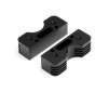 Cnc Engine Cooling Mount Set Trophy Series (Black)