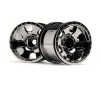 Warlock Wheel Black Chrome (2.2In/2Pcs)