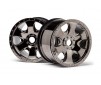 Warlock Wheel Black Chrome (83X56Mm/2Pcs)