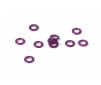 Aluminium Washer 3 X 6 X 0.75Mm (Purple/10 Pcs)