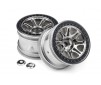 Split 8 Truck Wheel (Chrome/2Pcs)