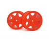 Ultra 7 Wheels Orange 30Mm (2Pcs