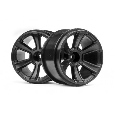 6-Shot Mt Wheel (Black/2Pcs)