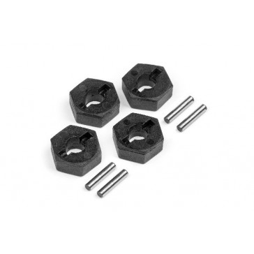 12Mm Wheel Hex Hub Set (4Pcs)