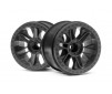 6-Shot St Wheel (Black/2Pcs)