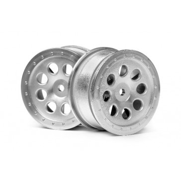 St-8 Wheel Matte Chrome (0Mm Offset/2Pcs)