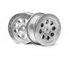 St-8 Wheel Matte Chrome (0Mm Offset/2Pcs)