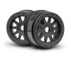 Tr-10 Glue-Lock Wheel Gunmetal (120X60Mm/2Pcs)