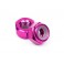 Aluminum Lock Nut M4 (Purple/10Pcs)