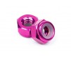 Aluminum Lock Nut M4 (Purple/10Pcs)