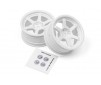 Hre C106 Wheel 26Mm White (6Mm Offset/2Pcs)