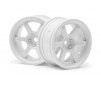 Hre C106 Wheel 26Mm White (6Mm Offset/2Pcs)