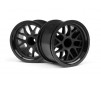 BBS Spoke Wheel 48X34mm Black (14mm Offset/2pcs)