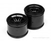 Ft01 Wheel Set (Black/Front 2Pcs/Rear 2Pcs)