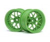 Tech 7 Wheel Green 52X26X+6Mm Offset (2Pcs)