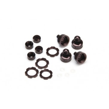 Shock Color Parts Set (Dark Brown Anodized)