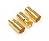 Female Gold Connectors (6.0Mm Dia) (3 Pcs)