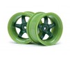 Work Meister S1 Wheel Green (6Mm Offset/2Pcs)