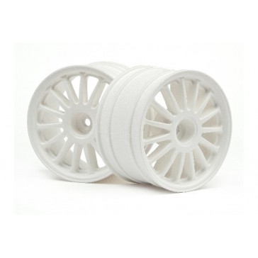 WR8 Tarmac Wheel White (2.2inch/57X35Mm/2Pcs)