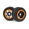 Ah-64 Wheel Black/Orange (42X83Mm/2Pcs)