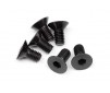 Flat Head Screw M6X12Mm (Hex Socket/6Pcs)