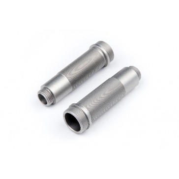 Aluminum Shock Body Set (Gunmetal/2Pcs)