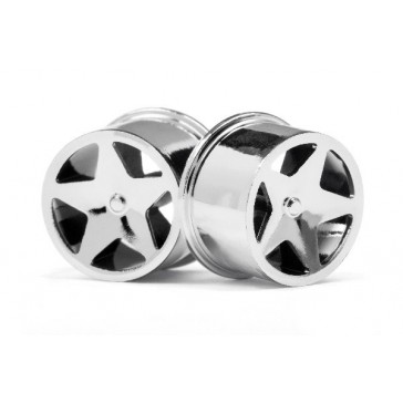 Q32 Super Star Wheel Set F/R Chrome18X10/18X14/ X4