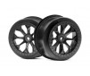 8-Shot Sc Wheel (Black/2Pcs)