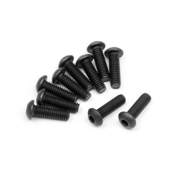 Button Head Screw M2.5X8Mm (Hex Socket/10Pcs)