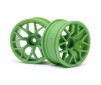 RTR Wheel 26Mm Green (6Mm Offset/2Pcs)