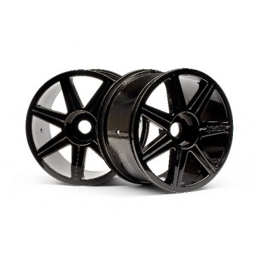 7 Spoke Black Chrome Trophy Truggy Wheel