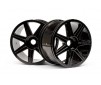 7 Spoke Black Chrome Trophy Truggy Wheel