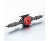 Complete Rear Axle V2 Titan/Red for Axial SCX10