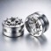 DISC.. Wheels 8-Hole 1.9", Silver/Silver (2 pcs)