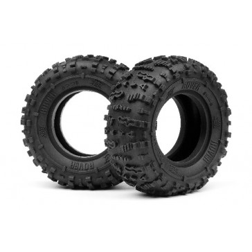 Rover 1.9 Tire (Red/Rock Crawler/2Pcs)