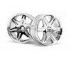 Lp32 Wheel Work Ls406 Chrome (2Pcs)