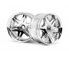 Lp35 Wheel Work Ls406 Chrome (2Pcs)