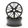 DISC.. FUTURA BLACK FRONT WHEELS (PR)