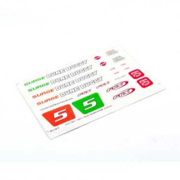 SURGE BUGGY DECAL SHEET