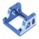 DISC.. BLUE ALUMINIUM 1-PC ENGINE MOUNT (RAMPAGE/OUTRAGE)