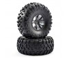 OUTLAW PRE-MOUNTED WHEELS & TYRES - BLACK