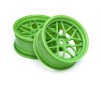 Tech 7 Wheel Green 52X26X+6Mm Offset (2Pcs)