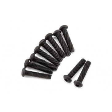 Button Head Screw M2.5X12Mm (Hex Socket/10Pcs)