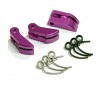 PURPLE HEAVY ALUMINIUM CLUTCH SHOE (inc 1.0 & 1.1mm springs)