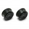 DISC.. SC10 4x4 KMC HEX WHEELS BLACK