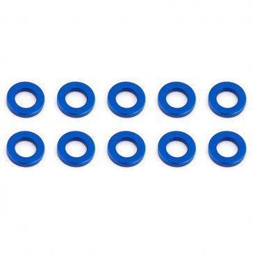 BALLSTUD WASHERS 5.5 x 1.0mm BLUE ALUMINIUM x10